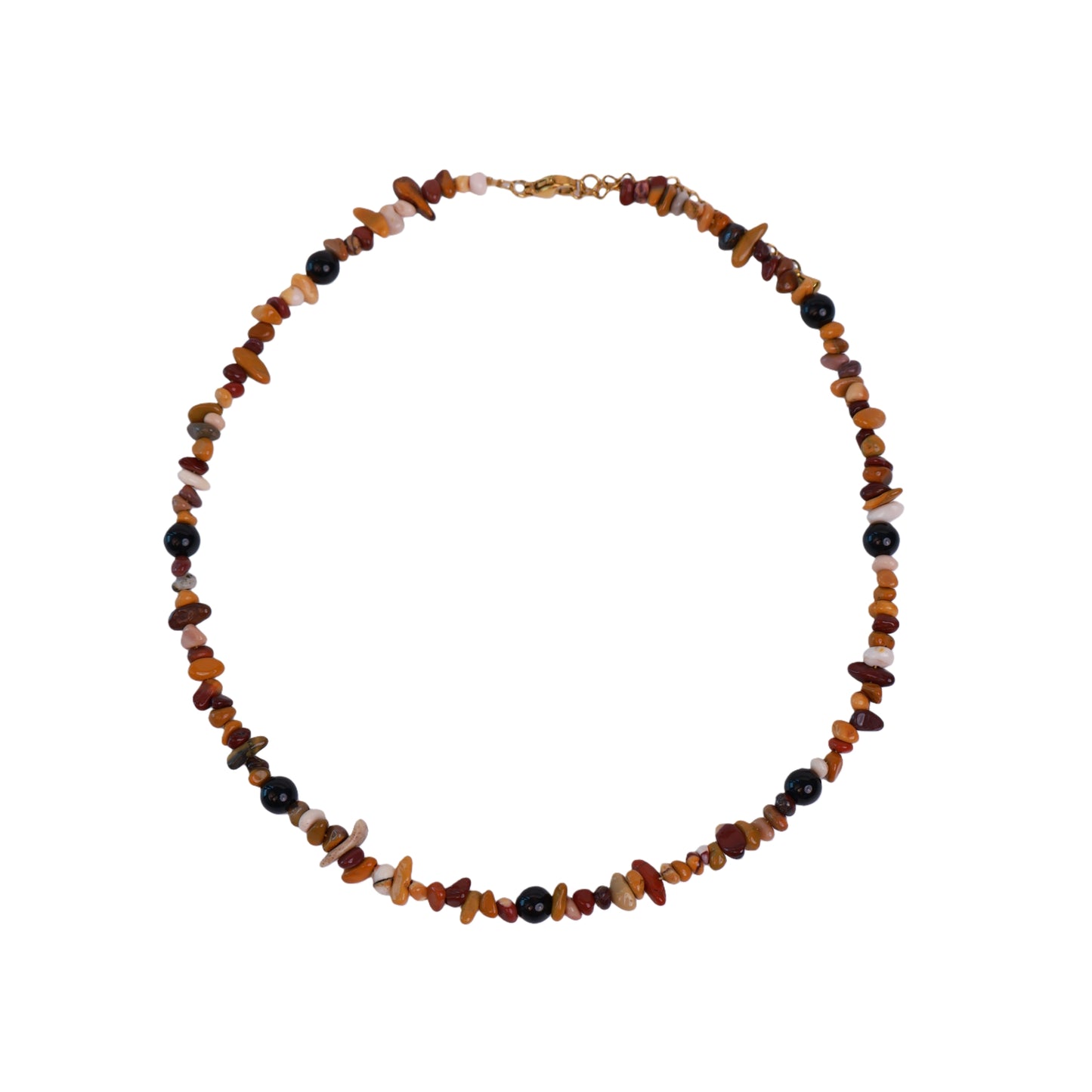 Original Design Yellow Egg Stone Handmade Beaded Choker